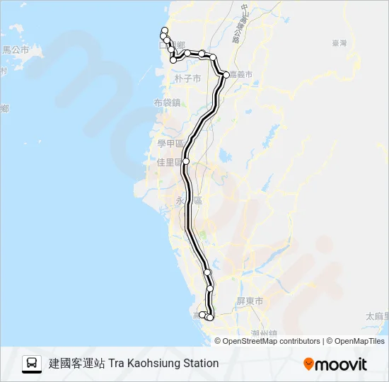 巴士1650D的線路圖