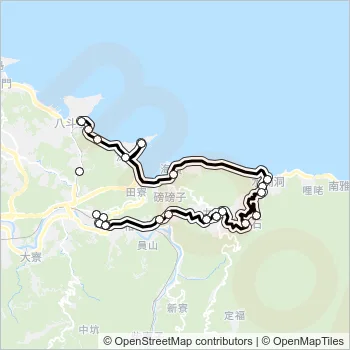 177瑞芳觀光公車 Bus Line Map