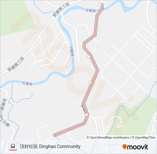 F703前三班 Bus Line Map