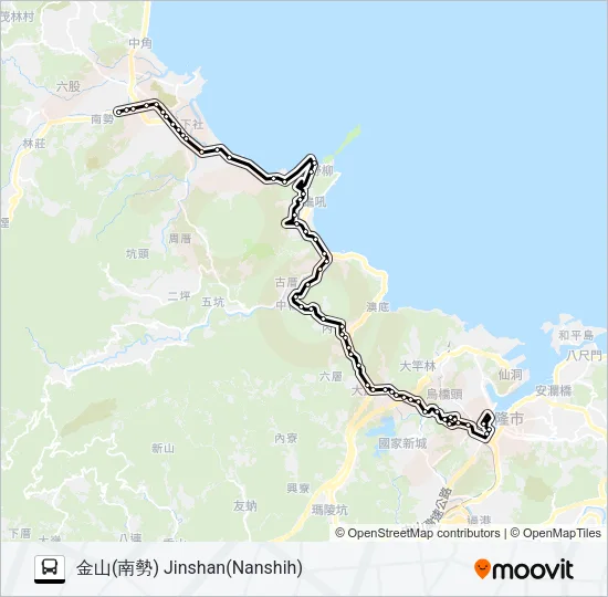 790 Bus Line Map