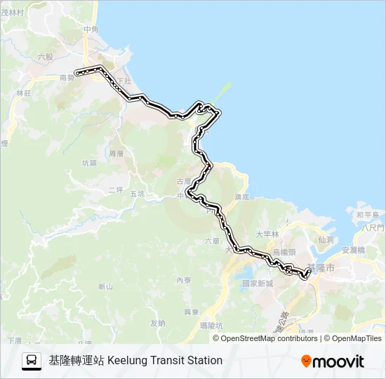 790漁港 Bus Line Map