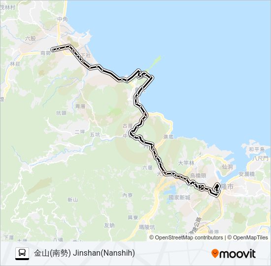 790漁港 Bus Line Map