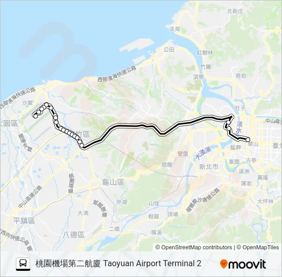 1819B Bus Line Map