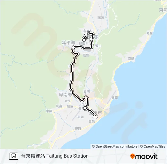 8168B Bus Line Map
