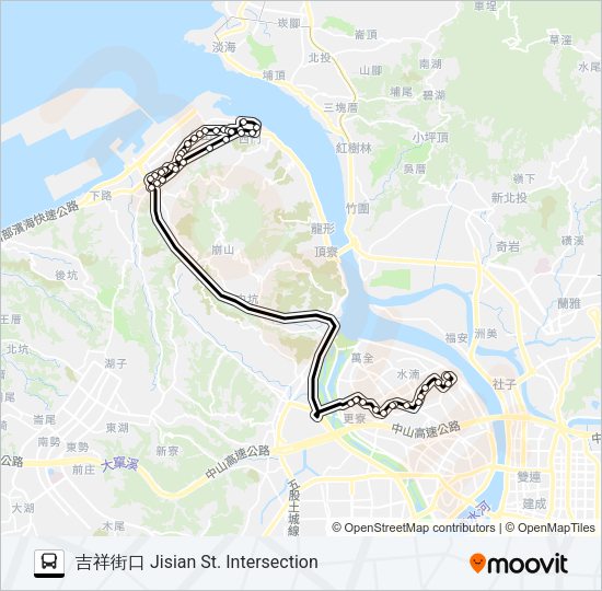 928吉祥街口 Bus Line Map