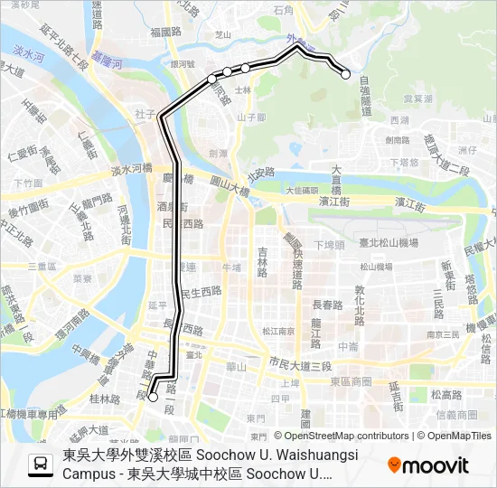 通勤30 Bus Line Map