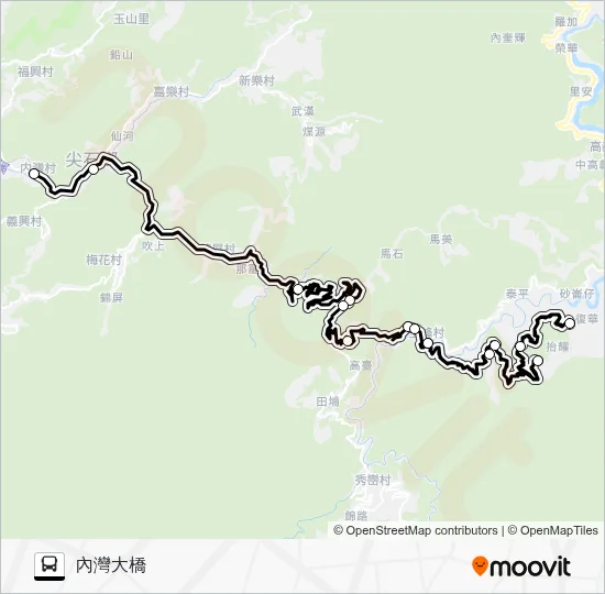 106 Bus Line Map