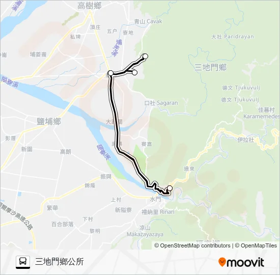 Happiness Sandimen Route 3 Bus Line Map