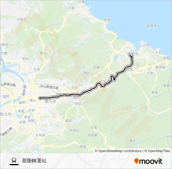1191 Bus Line Map