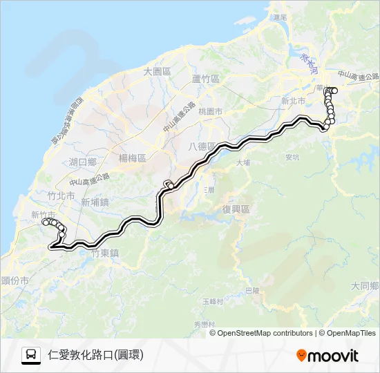 1728 Bus Line Map