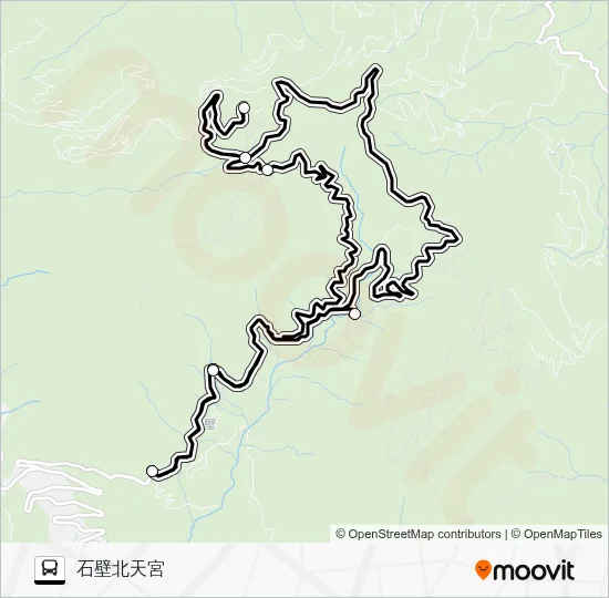 205 Bus Line Map