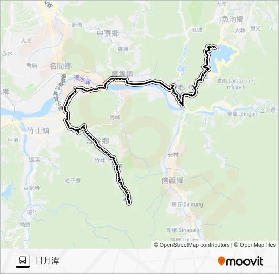 6801 Bus Line Map