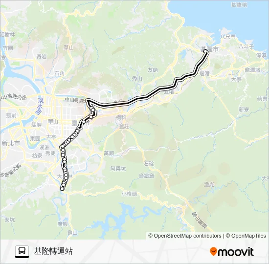 1551 Bus Line Map