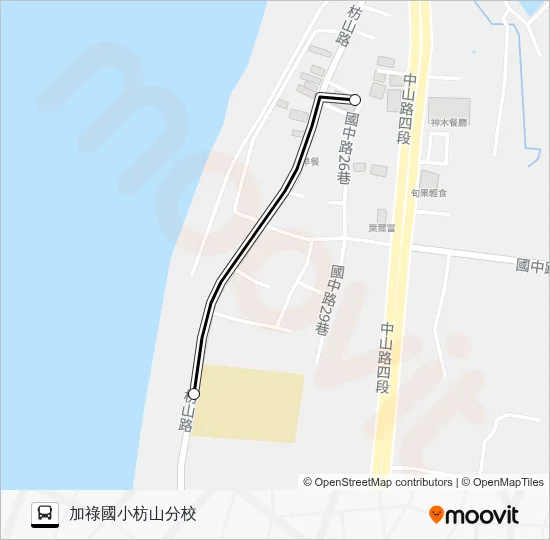 Xingfu Fangshan Route 1 Bus Line Map