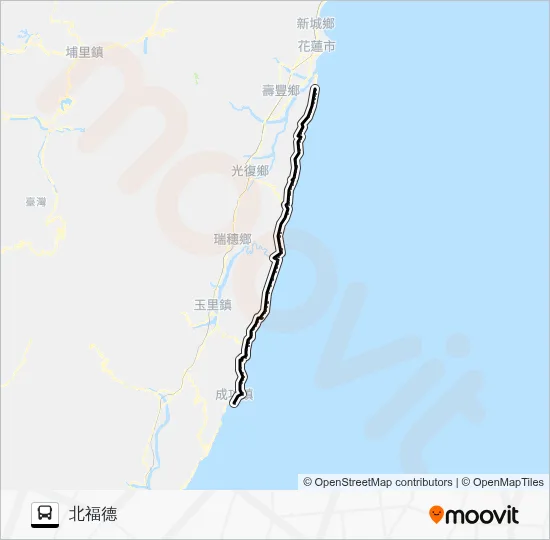 1145 Bus Line Map