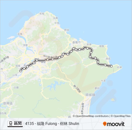 區間 train Line Map