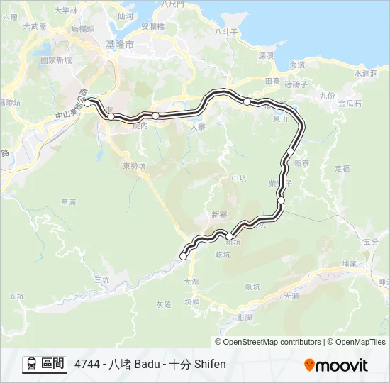 區間 Train Line Map
