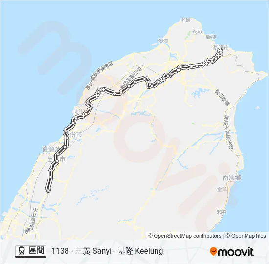 區間 Train Line Map