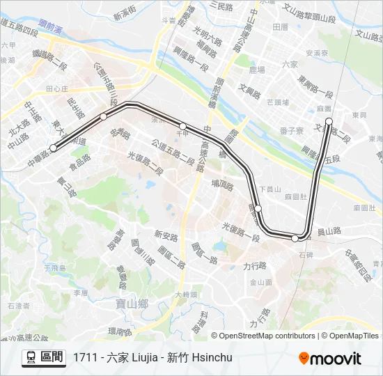 區間 Train Line Map