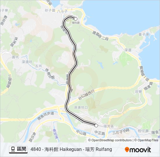 區間 train Line Map