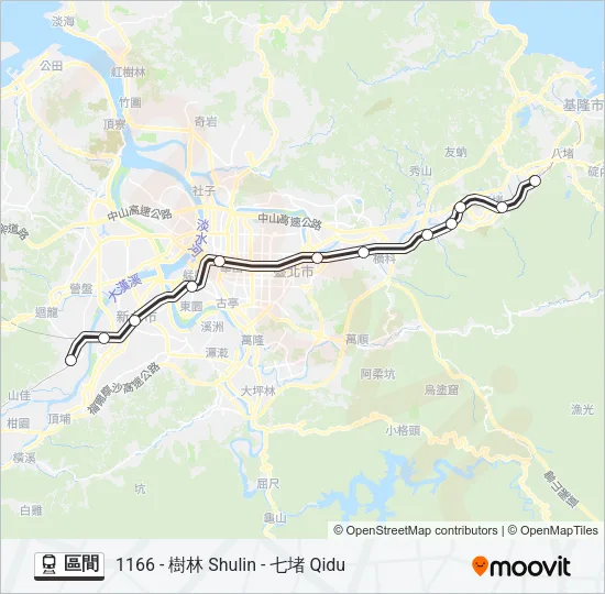 區間 Train Line Map