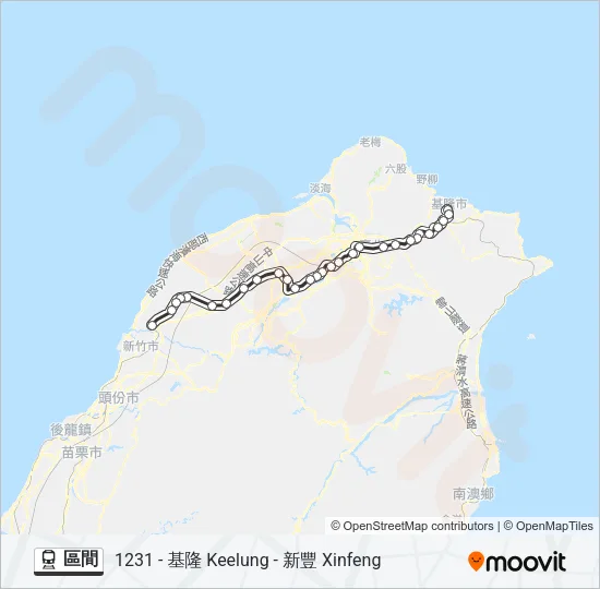 區間 Train Line Map