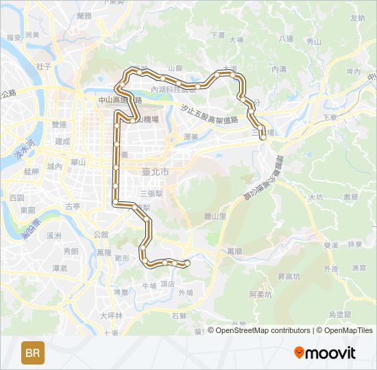 文湖線 Metro Line Map