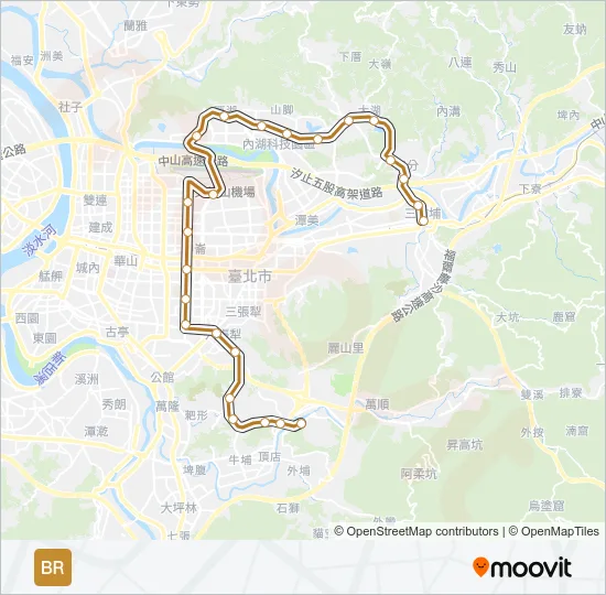 文湖線 Metro Line Map