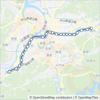 板南線 Metro Line Map