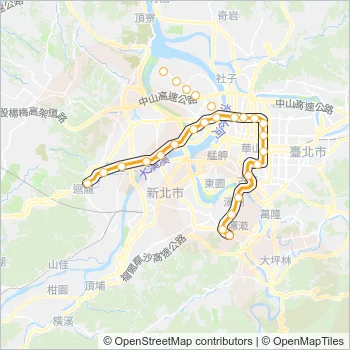 中和新蘆線 Metro Line Map