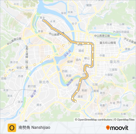 中和新蘆線 metro Line Map