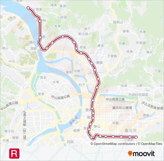 淡水信義線 Metro Line Map