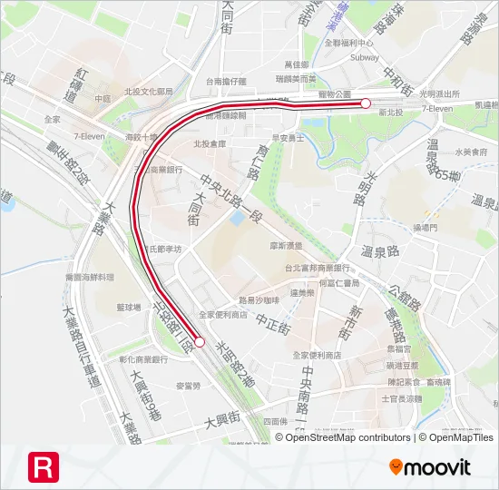 淡水信義線 Metro Line Map