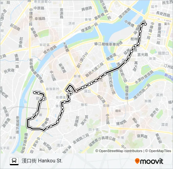 234 Bus Line Map