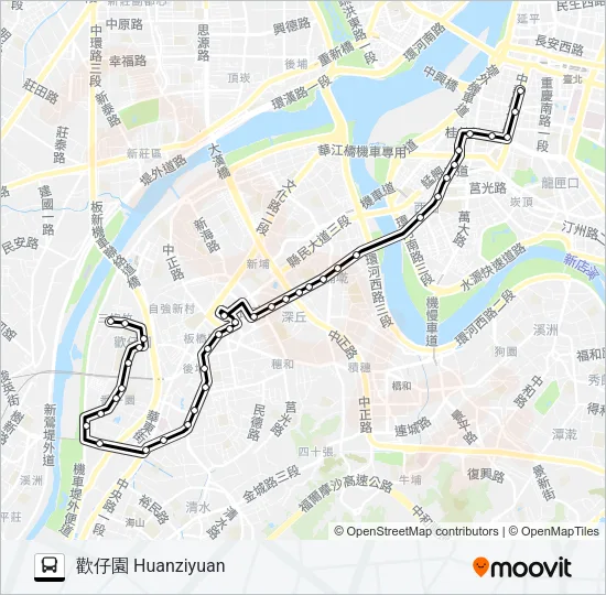 234 Bus Line Map