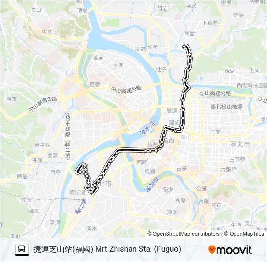 310往板橋 Bus Line Map