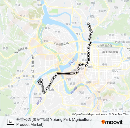 310往板橋 Bus Line Map