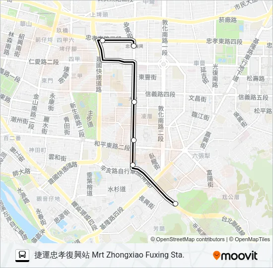 懷恩專車S33 Bus Line Map