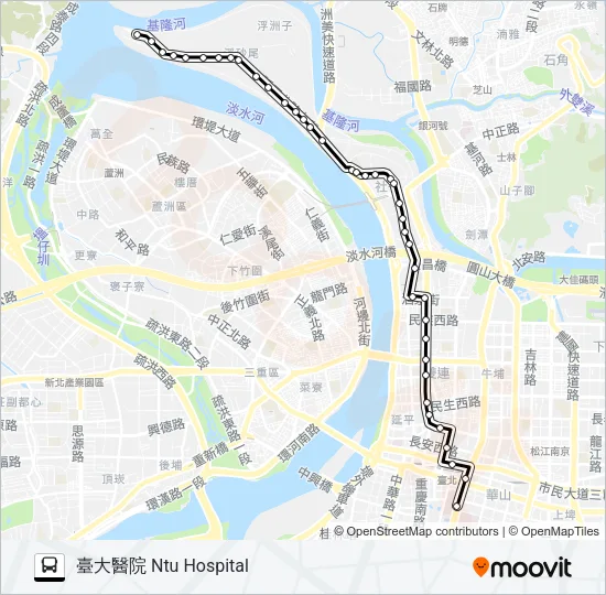 2 Bus Line Map