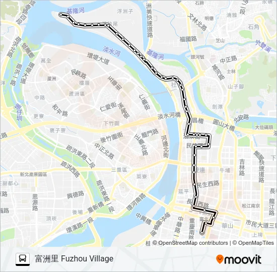 2 Bus Line Map