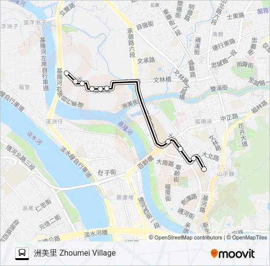 68 Bus Line Map