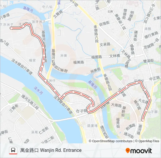 巴士紅7的線路圖
