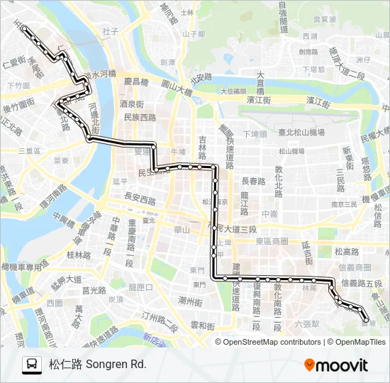 226 Bus Line Map