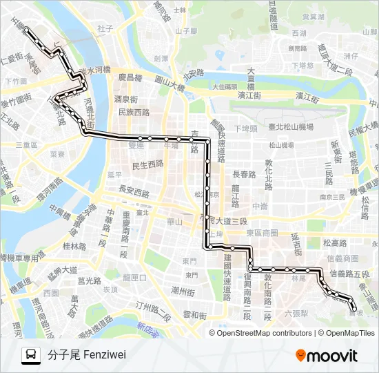 226 Bus Line Map