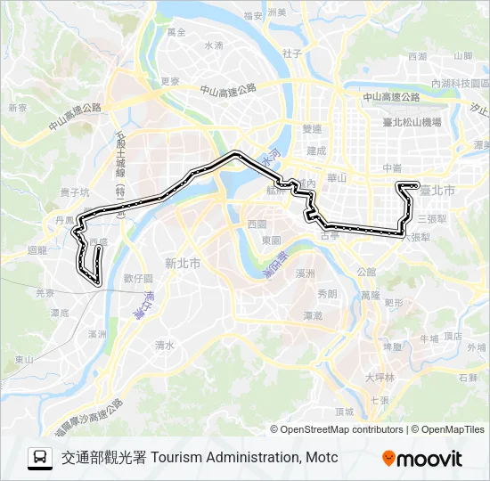 235 Bus Line Map