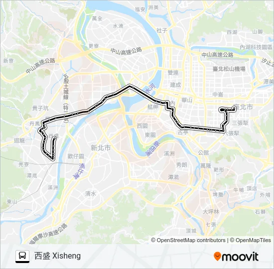 235 Bus Line Map
