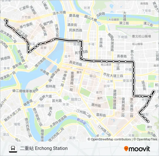 292 Bus Line Map