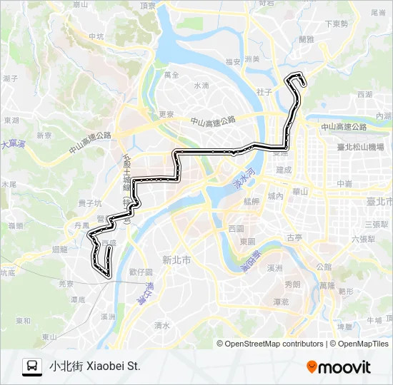618 Bus Line Map