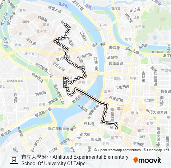 巴士662的線路圖