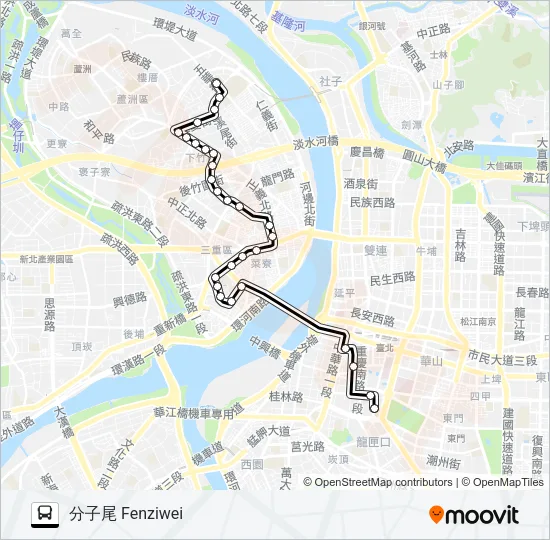 662 Bus Line Map